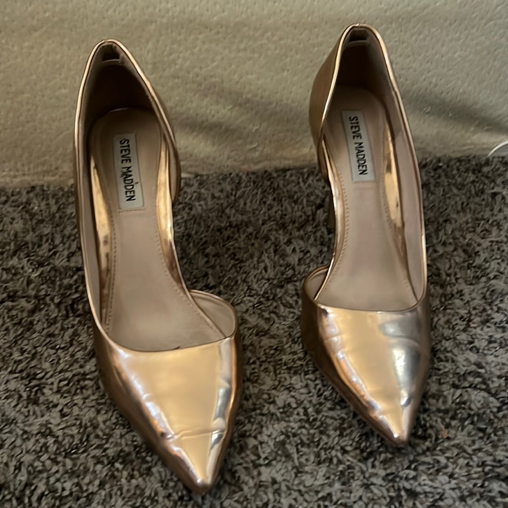 Steve Madden Rose Gold Heels